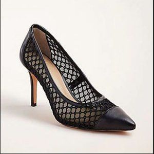 Ann Taylor Mila Mesh Pump in Black - Retail $138 New Without Box - Size 10